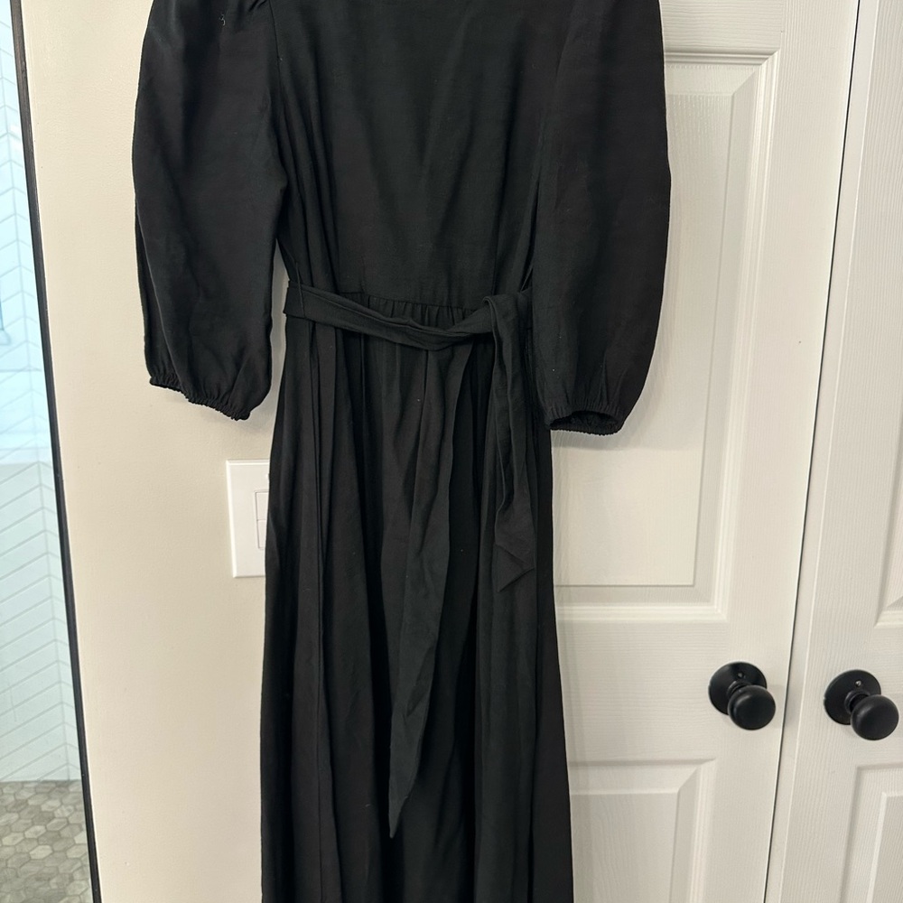 Chic Black Long Sleeve Women's Dress